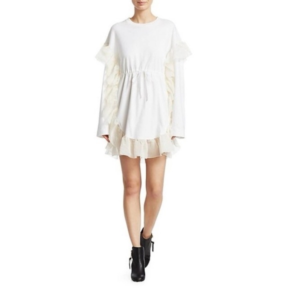 See by Chloe | Chiffon Ruffle‎ | Mini Shirt Dress - Picture 2 of 16